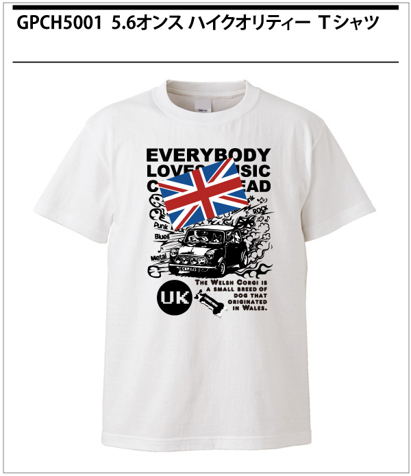 ローバーミニでライブに向かう・コーギー T-shirt